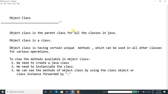 Java Programming Tutorial - 29 Object Class & Object Class Methods смотреть онлайн