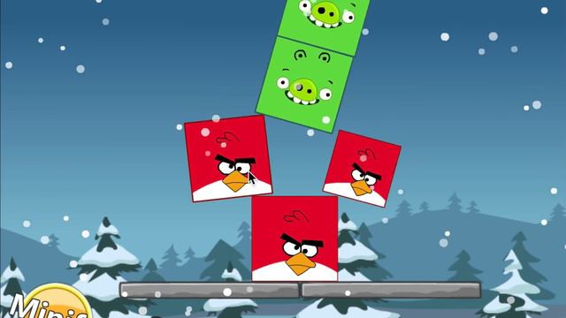 Angry Birds - Juegos Para Niños Pequeños - Angry Birds Kick Piggies смотреть онлайн