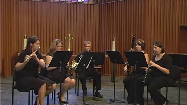 TU Woodwind Quintet--"Trois Pieces Breces, I: Allegro" by Jacques Ibert смотреть онлайн