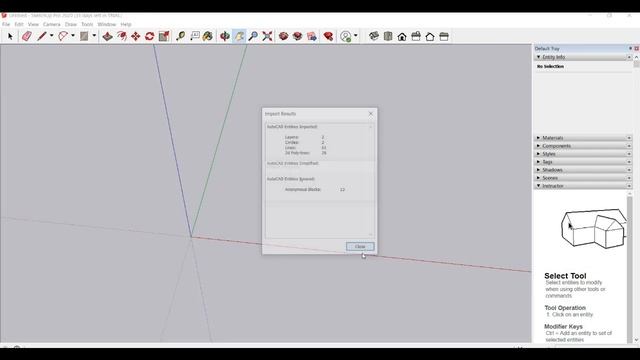 SKETCHUP- (01) EXTRUDING AUTOCAD PLAN IN SKETCHUP -اسرع طريقة لرفع مخطط أتوكاد في الأسكتش أب смотреть онлайн