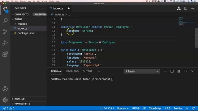 Typescript multiple inheritance on interface смотреть онлайн