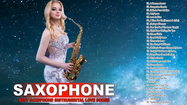 ROMANTIC SAXOPHONE- 100 Most Beautiful Orchestrated Melodies of All Time - Relaxing Background Musi смотреть онлайн