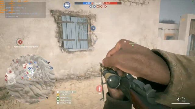 Battlefield 1 Multiplayer 64p 1080P Ultra GTX 1060 3GB + i5 2500K OC смотреть онлайн