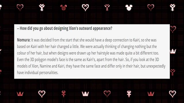 HOW XION was Created! Kingdom Hearts 358/2 Days Ultimania - Main Nomura Interview смотреть онлайн