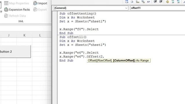Part 4 OFFSET function, understanding offset 4 Excel VBA Playlist смотреть онлайн