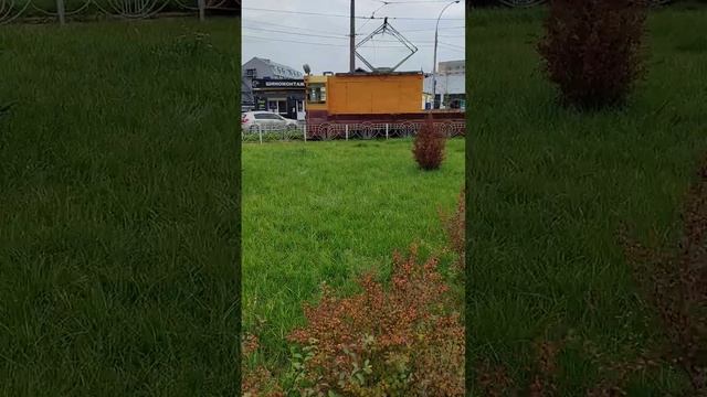 Ремонтный трамвай для ремонта путей и трамваев#старый #раритет #странный трамвай смотреть онлайн