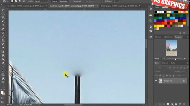 Patch Tool - Amazing tips in Adobe Photoshop CC 2017 Full Experiment Course Class # 21 смотреть онлайн