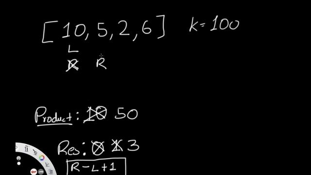 Subarray Product Less Than K | Leet code 713 | Theory explained + Python code смотреть онлайн