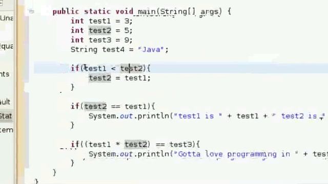 Java Video Tutorial 12: If Statements (Pt 2 of 3) смотреть онлайн