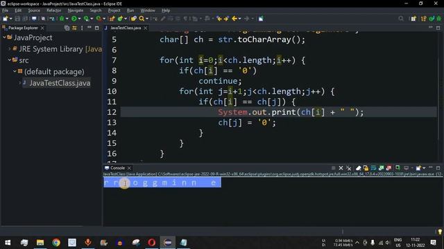 Java Program #14 - Find duplicate characters in a String in Java смотреть онлайн