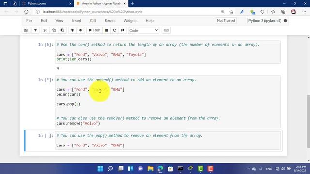 33 - Python Arrays смотреть онлайн