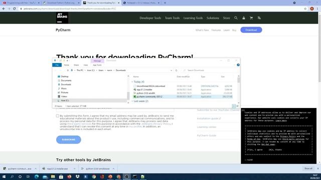 How to Install Python and PyCharm on Windows 10 (Chap2) смотреть онлайн