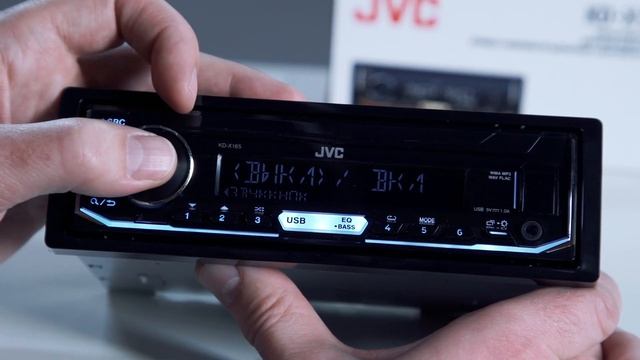 Обзор начального головного устройства JVC KD-X165 смотреть онлайн