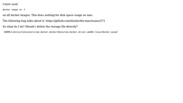 How to remove docker storage on Mac? смотреть онлайн