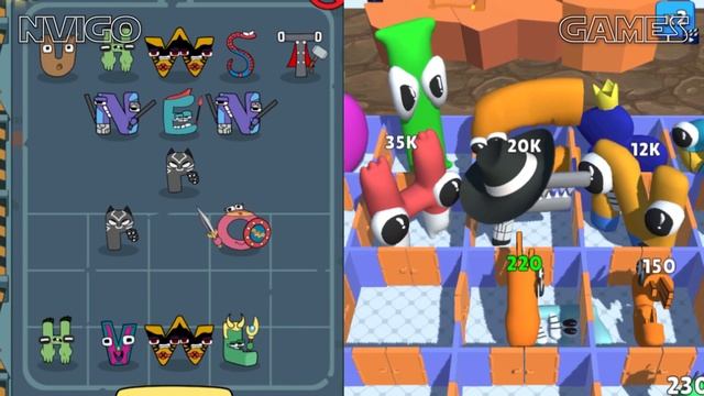 Alphabet Combine Merge Master & Alphabet Lore - Room Door Maze Game - (Part 4) | Alphabet Game смотреть онлайн