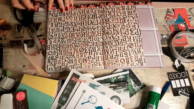 Разворот в личном дневнике/Смешбук/Шерлок/Идеи оформления смотреть онлайн