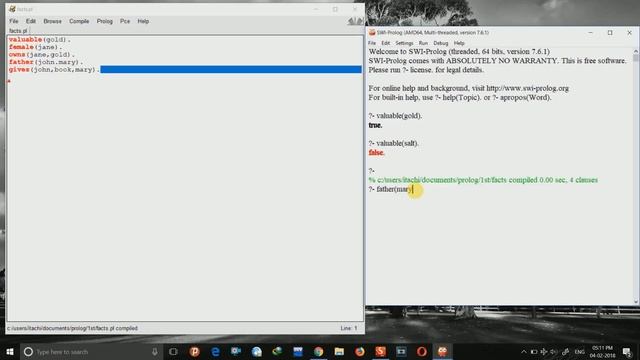 5-First Prolog Code смотреть онлайн