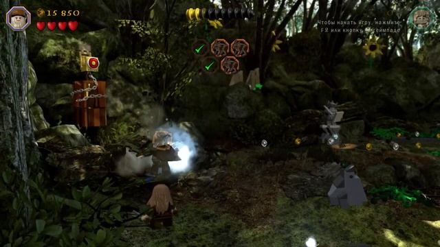Lego The Hobbit (HD 1080p 60 fps) - Тайник троллей - прохождение #5 смотреть онлайн