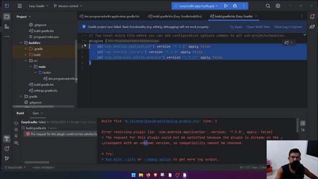 Android Gradle 10 - buildSrc e precompiled plugins. смотреть онлайн