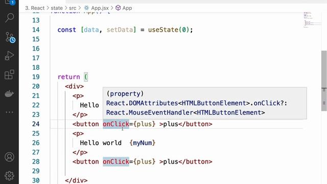 36. useState Hook - How react state variable is different from a plain js variable смотреть онлайн