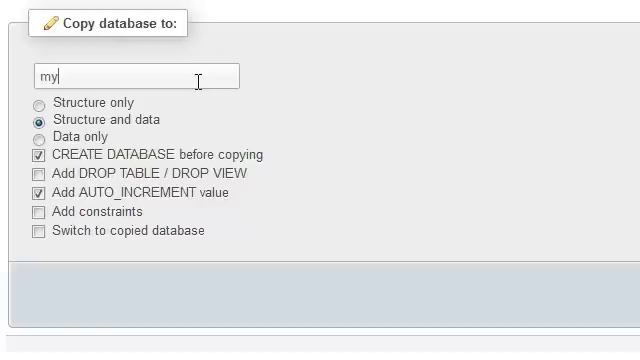How to copy a database in phpMyAdmin смотреть онлайн