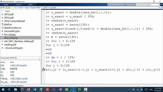 MIT Numerical Methods for PDE Lecture 4: Jacobi Iteration Lenna Demo in Matlab смотреть онлайн