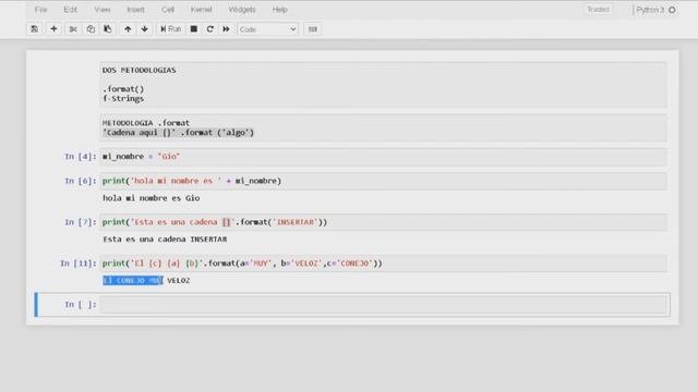 Formateo de cadenas en Python ☑? 【.format, f-strings variables flotantes】? смотреть онлайн
