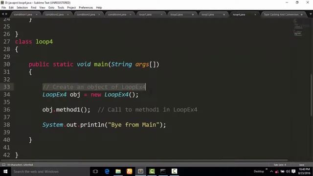 Jump Statement Return in Java Program смотреть онлайн