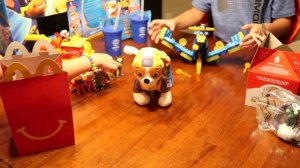 Paw Patrol Mighty Pups Movie Toys Mcdonalds Happy Meal Superhero Toy!