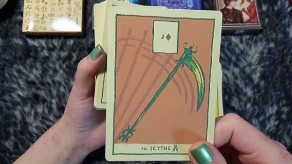 Зелёные символы Ленорман/Green Glyphs Lenormand (реплика АлиЭкспресс). Обзор колоды
