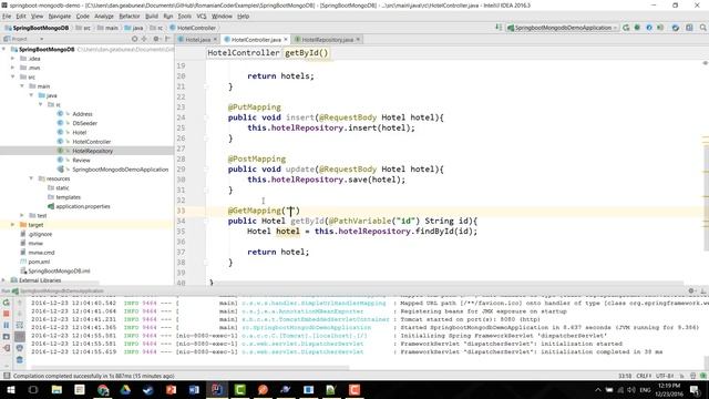 Create a Spring Boot Application Using MongoDB [Intermediate Spring Boot] смотреть онлайн