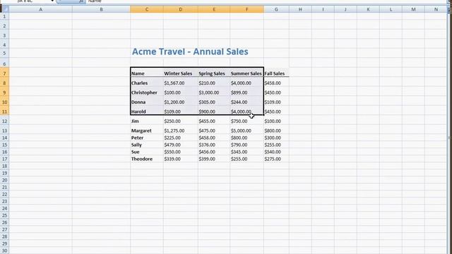 How to sort data in Microsoft Excel 2007 смотреть онлайн