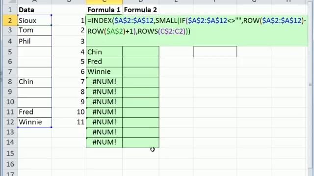 Excel Magic Trick 916: Remove Blanks In Data Validation Drop Down List 5 Examples смотреть онлайн