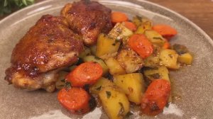 Куриные бедра с картошечкой!