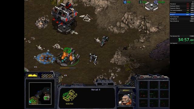 Starcraft - Terran Campaign SpeedRun 1:10:00