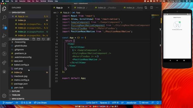 Merapihkan project React Native dengan struktur yang mudah dibaca dan dikembangkan смотреть онлайн