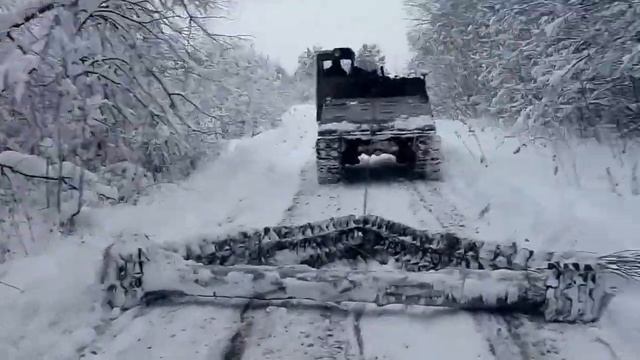 пробиваем зимник в делянку смотреть онлайн