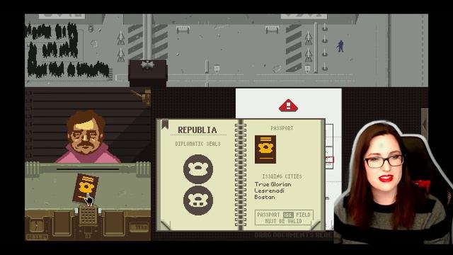 I decide who can enter the country! Playing Papers Please смотреть онлайн