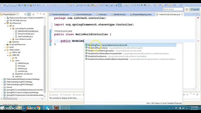 10.Specifying URL Mapping for String MVC Handler Method смотреть онлайн