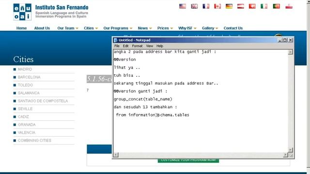 Tutorial Cara Deface dengan Sql Injection Manual смотреть онлайн