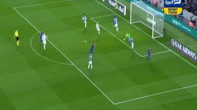 دينيس سواريز يسجل هدف التقدم لبرشلونة في شباك ريال سوسييداد 1-0 смотреть онлайн