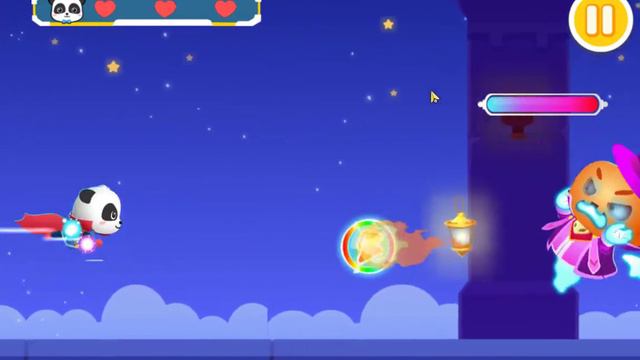 Babybus Pequeño Panda Batalla De Heroes Super heroe kiki Game Play 1 - Games kids 🎮 смотреть онлайн