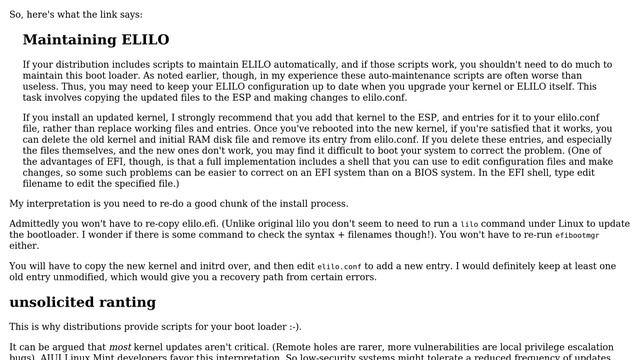 Unix & Linux: How can I update the kernel and initrd images in EFI boot loader? смотреть онлайн