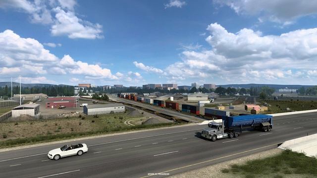 Железные дороги в DLC Wyoming для American Truck Simulator - Wyoming Railroads смотреть онлайн