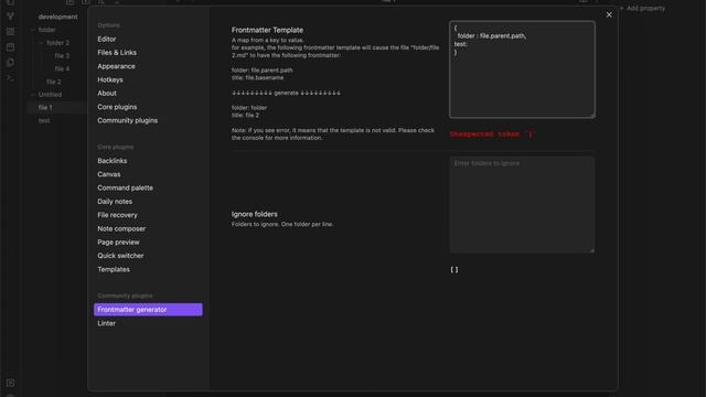 Obsidian Frontmatter Generator смотреть онлайн