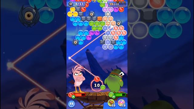 Angry Birds Pop Blast Gameplay Pt 80: Levels 386-390 - Big Pig leveled up? смотреть онлайн