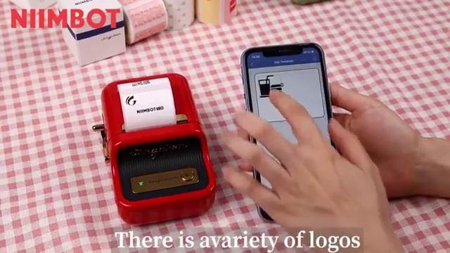 Niimbot B21 thermal portable Bluetooth label printer смотреть онлайн