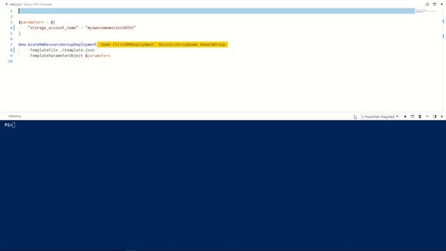 How To Deploy An Azure Resource Manager (ARM) Template With PowerShell смотреть онлайн