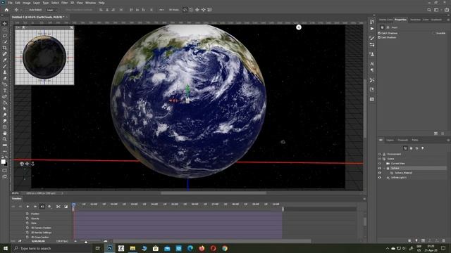 photoshop cc how to make rotating earth in space gif смотреть онлайн