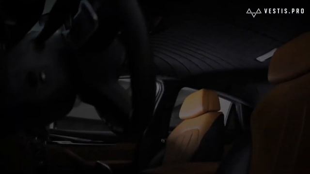Перетяжка потолка BMW X6 F16 Дизайнерская серия Signature смотреть онлайн